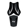 Housse de selle Bagster (2211D) Noir/Noir Mat/Gris Clair/Lettres Grises Claires Yamaha YZF-R1 11