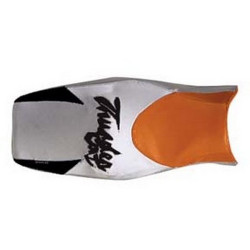 Housse de selle Bagster (2039F) Argent/Noir/Orange/Lettres Noires Yamaha YZF600 THUNDER CAT 98