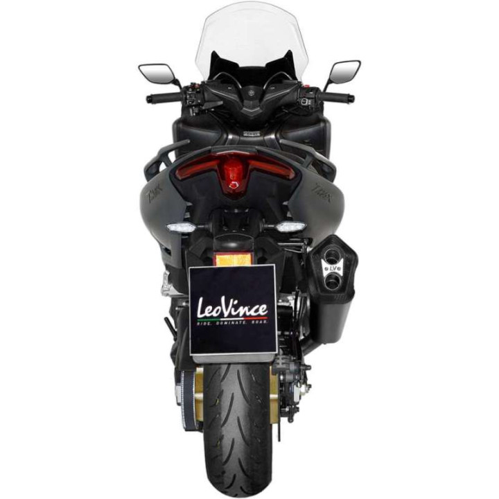 LeoVince LV-12 Full Black Edition homologated complete line (15305FBK) Yamaha T-Max