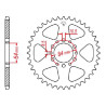 Couronne acier JT 47 dents pas 520 type 826