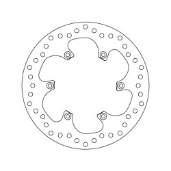 Disque de frein arrière Brembo Série Oro 68B40784 Suzuki RM125/250, DRZ SM 400 05-09