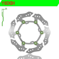 Front left brake disc NG 1160XBH RMZ250 07-16/RMZ450 05-16