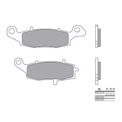 Brake pads sinter BREMBO 07KA19LA