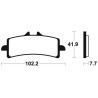 Plaquettes de frein racing Tecnium MTR341