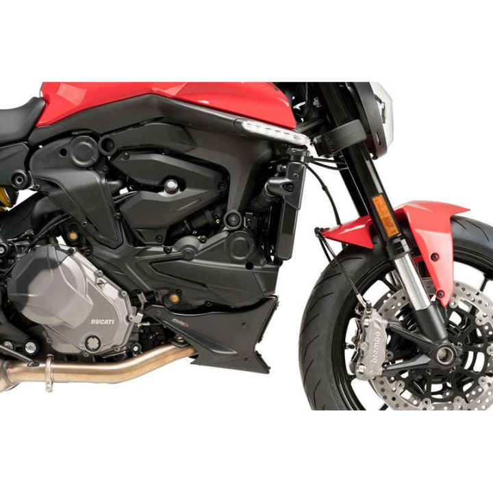 Engine cover Puig black mat (20714J) Ducati MONSTER 937