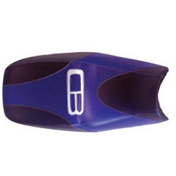 Saddle cover Bagster (2037U) Black/Baltic / Silver Letters Honda CB500 00-02