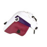 Bagster tank mat white/fuchsia/blue stripe (1232B) Yamaha XT600 E/XT600 K