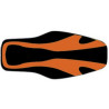 Housse de selle Bagster (2125H) Orange/Noir/Lettres Acier Triumph SPEED FOUR 04