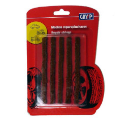 Set of 5 Gryyp vulcanized bits for repair kit (blister pack)