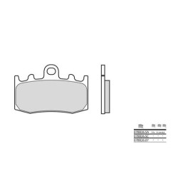 BREMBO organic brake pads 07BB2607