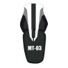Housse de selle Bagster (2171B) Noir/Blanc/Anthracite/Lettres Rouges Yamaha MT-03 06-08