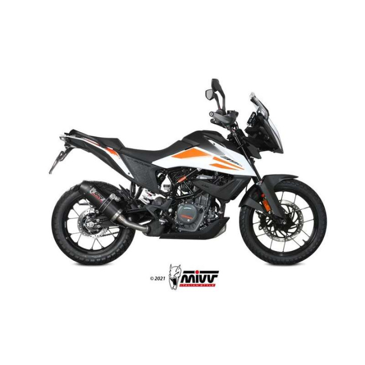 Silencieux homologué Mivv OVAL Carbone (KT.024.L3C) KTM 390 Aventure