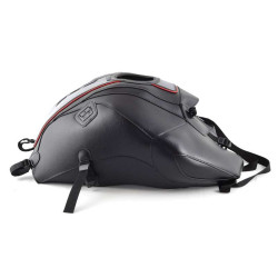 Tapis de réservoir Bagster noir/noir mat/deco espace/lisere rouge (1602I) Yamaha FZ8 N