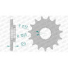 Pignon AFAM 14 dents pas 428 type 21311 Yamaha XG 250 Tricker