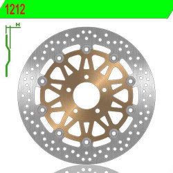Front left brake disc NG 1212 KAWA. ZX9R 98-99
