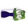 Saddle cover Bagster (2048D) Violet Fonce/Vert/Blanc/Letters Blanche Kawasaki ZX7 R 96-97