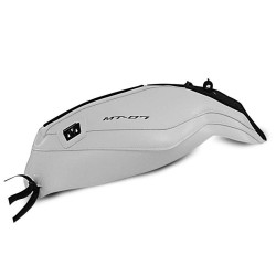 Tapis de réservoir Bagster blanc/noir mat (1681A) Yamaha MT-07