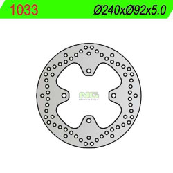 Disque de frein arrière NG 1033 Yamaha X-MAX 125/250 Sans ABS