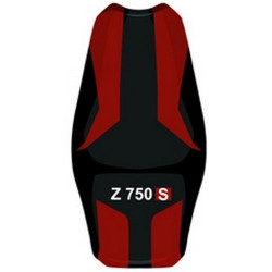 Housse de selle Bagster (2162C) Persico/Noir/Lettres Blanches et Rouges Kawasaki Z750 S 05-06