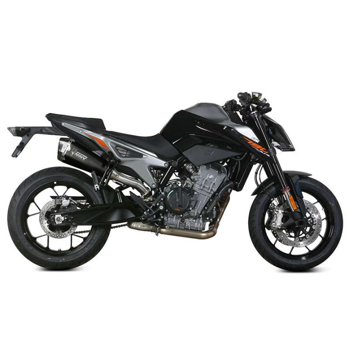 Silencieux Homologué Mivv DELTA RACE Inox noir (KT.020.LDRB) KTM 790 DUKE