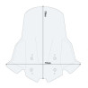 Givi clear bubble +15.5 cm (D7060ST) SYM MaxSym 500 TL