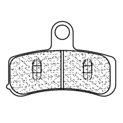 Plaquettes de frein sinter CL BRAKES 1212A3+