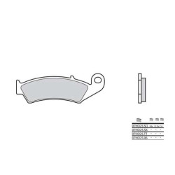 Brake pads sinter BREMBO 07HO25SD