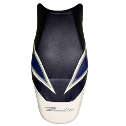 Housse de selle Bagster (2112M) Bleu Fonce/Blanc/Lettres Blanches Suzuki GSF1200 BANDIT 04
