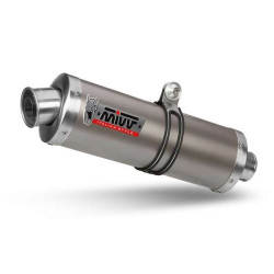 Mivv approved muffler OVAL Classic Titanium (S.003.L4) Suzuki GSF600 Bandit/S