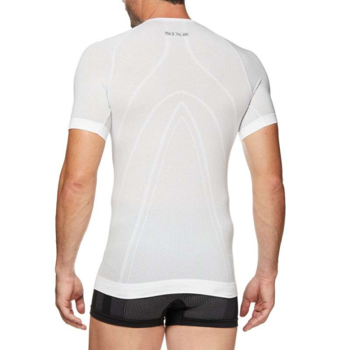 Maillot thermique moto SIXS TS1 WHITE CARBON