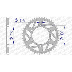 AFAM 40 teeth not 520 type 13814 Suzuki GSX-R 600