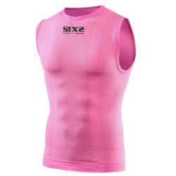 Débardeur thermique moto SIXS SMX ROSE FLUO