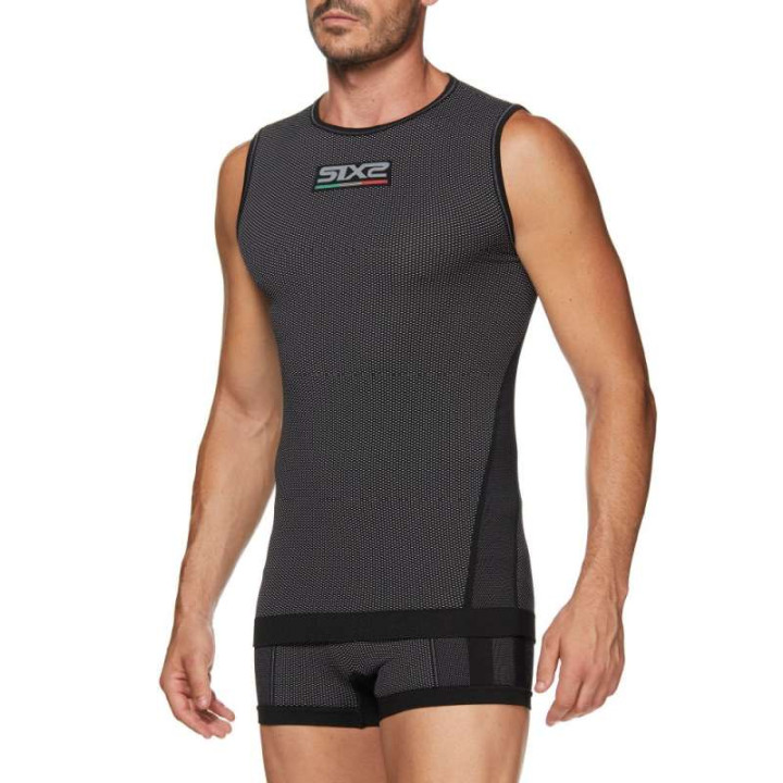 SIXS SMX BLACK CARBON motorcycle tank top