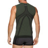 Thermal tank top SIXS SMX DARK GREEN