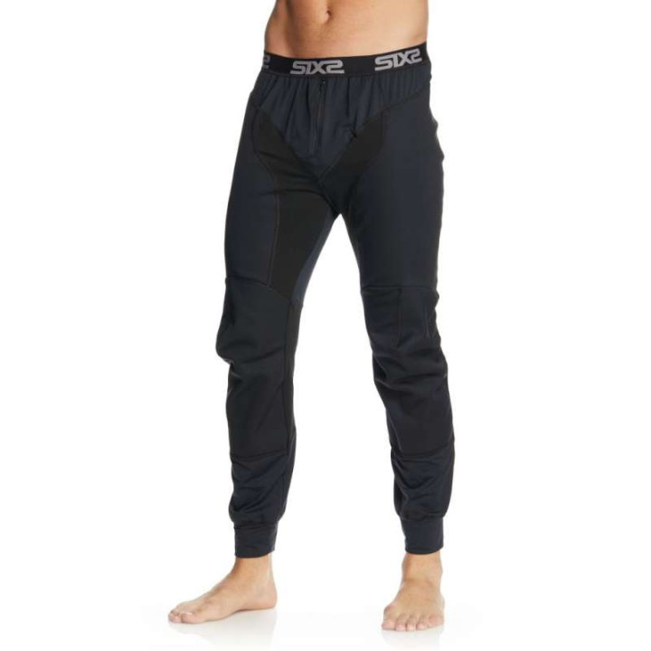 SIXS WTP 2 WIND STOPPER BLACK thermal pants