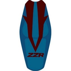 Housse de selle Bagster (2170C) Noir Mat/Or/Lettres Grises Claires Kawasaki ER-6N 05-06