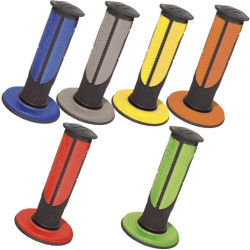 Poignées moto cross ProGrip 798 (Double Couleur)