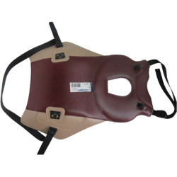 Tapis de réservoir Bagster bordeaux fonce/beige (1124B) Moto Guzzi V65 FLORIDA/1000 CALIF 3