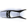 Housse de selle Bagster (2006H) Noir/Argent/Lettres Argent Honda VFR750 92