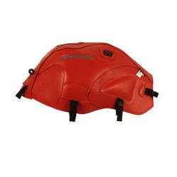 Tapis de réservoir Bagster rouge/bande blanche (1405K) Ducati Monster 600/1000 - S4/S2R/S4R - Monstro