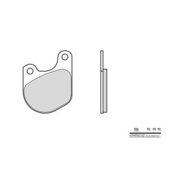 Plaquettes de frein organique BREMBO 07HD0202