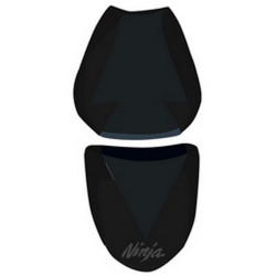 Housse de selle Bagster (2150E) Noir/Nubuck Noir/Lettres Anthracites Kawasaki ZX10R 05