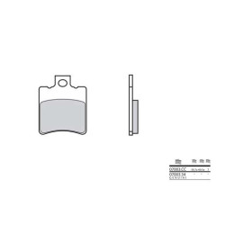 Plaquettes de frein carbone céramique avant BREMBO 07003CC