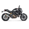 Decatalyzed Akrapovic Titanium fitting Ducati Monster 821 