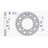 AFAM 38 teeth not 525 type 72801 KTM SMC 950 R Supermoto
