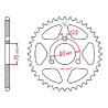 Steel crown JT 42 teeth not 420 type 239