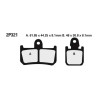Plaquettes de frein racing sinter Nissin 2P321ST