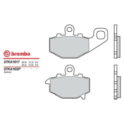 Plaquettes de frein moto organique Brembo 07KA1617