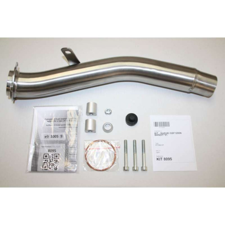 Approved silencer Ixil SOVE inox (OS8095VSE) Suzuki GSF1200 Bandit N 00-05