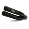 Mivv-approved muffler DOUBLE GUN Inox black (E.005.LDGB) Benelli TRK 502C